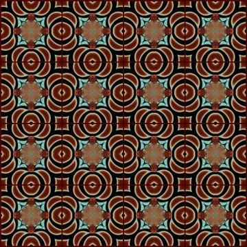 Decorative seamless pattern Stock Illustration