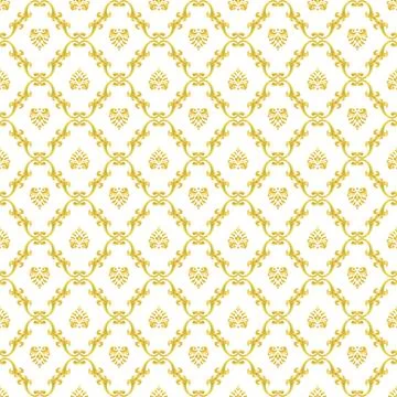 Decorative seamless pattern ornamental baroque border vector Stock Illustration