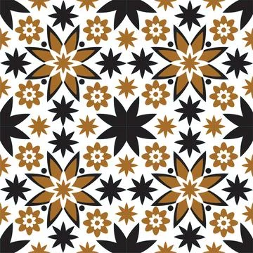 Decorative seamless pattern vector Stock-Illustration