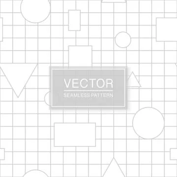 Decorative seamless stylish pattern - simple geometric design. Abstract trendy 库存插图