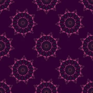 Decorative seamless texture. Creative ornamental pattern. Colorful vector bac Illustrazione stock