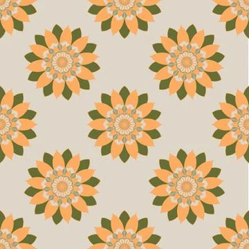 Decorative seamless texture. Creative ornamental pattern. Colorful vector bac イラスト素材