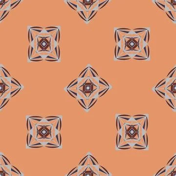 Decorative seamless texture. Creative ornamental pattern. Colorful vector bac Stock Illustration