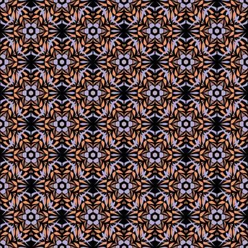 Decorative seamless texture. Creative ornamental pattern. Colorful vector bac Stock Illustration