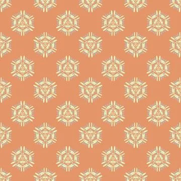 Decorative seamless texture. Creative ornamental pattern. Colorful vector bac Stock Illustration