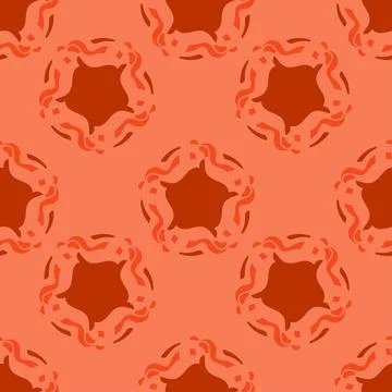 Decorative seamless texture. Creative ornamental pattern. Colorful vector bac Stock Illustration