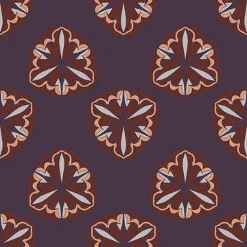 Decorative seamless texture. Creative ornamental pattern. Colorful vector bac Stock Illustration