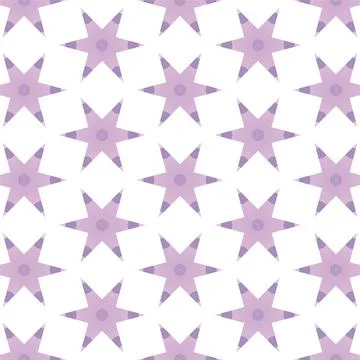 Decorative Seamless Vector Texture Geometric Kaleidoscopic Pattern for Wall.. Illustrazione stock