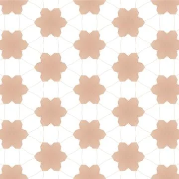 Decorative Seamless Vector Texture Geometric Kaleidoscopic Pattern for Wall.. Stock Photos