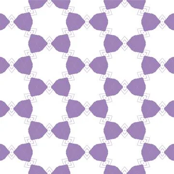 Decorative Seamless Vector Texture Geometric Kaleidoscopic Pattern for Wall.. Stock Photos