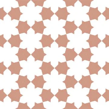 Decorative Seamless Vector Texture Geometric Kaleidoscopic Pattern for Wall.. Foto stock