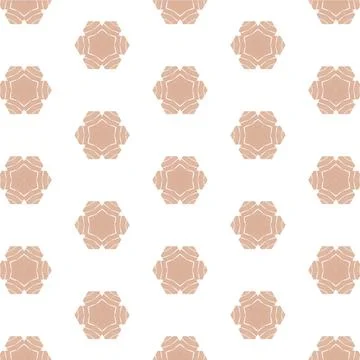 Decorative Seamless Vector Texture Geometric Kaleidoscopic Pattern for Wall.. Stock Photos