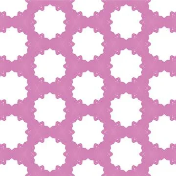 Decorative Seamless Vector Texture Geometric Kaleidoscopic Pattern for Wall.. Stock Photos