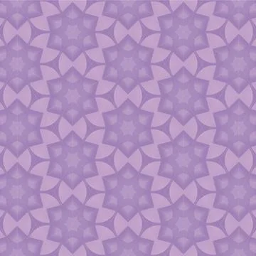 Decorative Seamless Vector Texture Geometric Kaleidoscopic Pattern for Wall.. Stock Photos