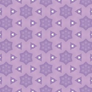 Decorative Seamless Vector Texture Geometric Kaleidoscopic Pattern for Wall.. Stock Photos