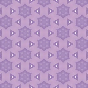 Decorative Seamless Vector Texture Geometric Kaleidoscopic Pattern for Wall.. Foto stock
