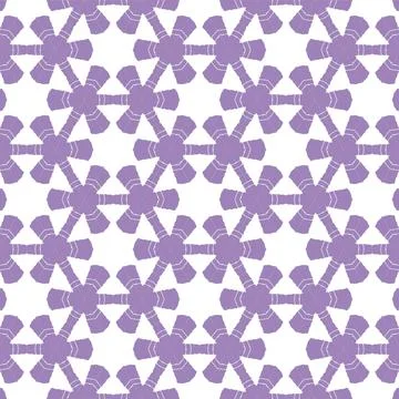 Decorative Seamless Vector Texture Geometric Kaleidoscopic Pattern for Wall.. Stock Photos