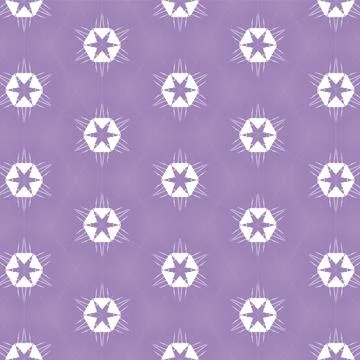 Decorative Seamless Vector Texture Geometric Kaleidoscopic Pattern for Wall.. Stock Photos