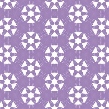 Decorative Seamless Vector Texture Geometric Kaleidoscopic Pattern for Wall.. Stock Photos