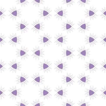 Decorative Seamless Vector Texture Geometric Kaleidoscopic Pattern for Wall.. Foto stock