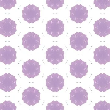 Decorative Seamless Vector Texture Geometric Kaleidoscopic Pattern for Wall.. Stock Photos