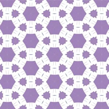 Decorative Seamless Vector Texture Geometric Kaleidoscopic Pattern for Wall.. Stock Photos