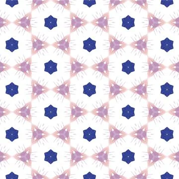 Decorative Seamless Vector Texture Geometric Kaleidoscopic Pattern for Wall.. Stock Photos