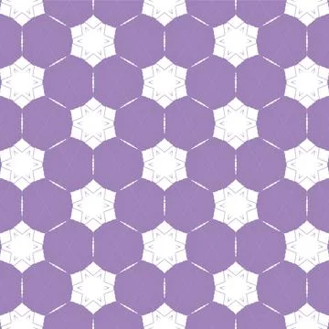 Decorative Seamless Vector Texture Geometric Kaleidoscopic Pattern for Wall.. Stock Photos