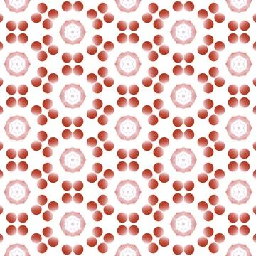 Decorative Seamless Vector Texture Geometric Kaleidoscopic Pattern for Wall.. Stock Photos