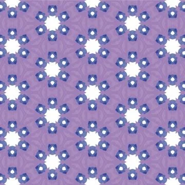 Decorative Seamless Vector Texture Geometric Kaleidoscopic Pattern for Wall.. Stock Photos