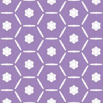 Decorative Seamless Vector Texture Geometric Kaleidoscopic Pattern for Wall.. Foto stock