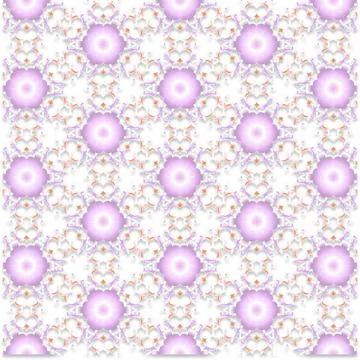 Decorative Seamless Vector Texture Geometric Kaleidoscopic Pattern for Wall.. Stock Photos