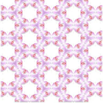 Decorative Seamless Vector Texture Geometric Kaleidoscopic Pattern for Wall.. Stock Photos