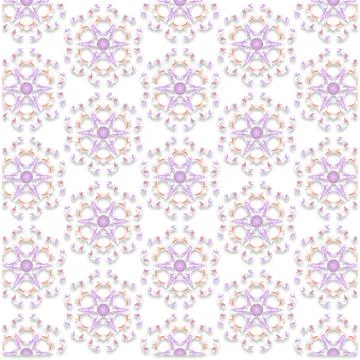Decorative Seamless Vector Texture Geometric Kaleidoscopic Pattern for Wall.. Foto stock