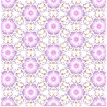 Decorative Seamless Vector Texture Geometric Kaleidoscopic Pattern for Wall.. Stock Photos
