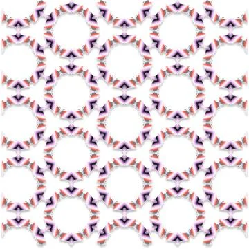 Decorative Seamless Vector Texture Geometric Kaleidoscopic Pattern for Wall.. Stock Photos