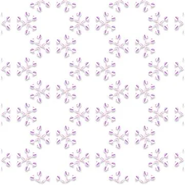 Decorative Seamless Vector Texture Geometric Kaleidoscopic Pattern for Wall.. Stock Photos