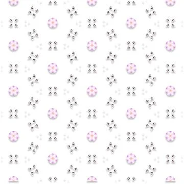 Decorative Seamless Vector Texture Geometric Kaleidoscopic Pattern for Wall.. Stock Photos