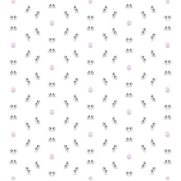 Decorative Seamless Vector Texture Geometric Kaleidoscopic Pattern for Wall.. Foto stock