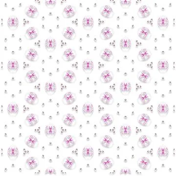 Decorative Seamless Vector Texture Geometric Kaleidoscopic Pattern for Wall.. Stock Photos