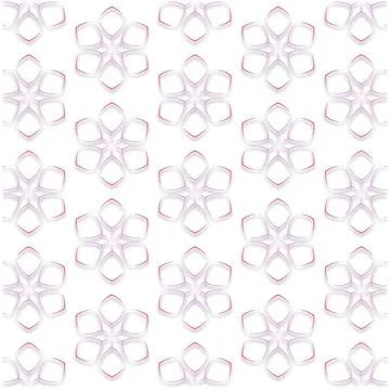 Decorative Seamless Vector Texture Geometric Kaleidoscopic Pattern for Wall.. Stock Photos