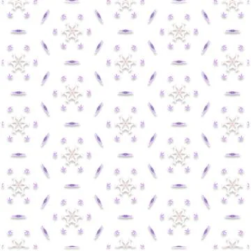 Decorative Seamless Vector Texture Geometric Kaleidoscopic Pattern for Wall.. Stock Photos