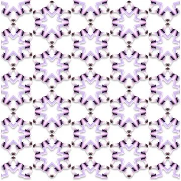 Decorative Seamless Vector Texture Geometric Kaleidoscopic Pattern for Wall.. Stock Photos