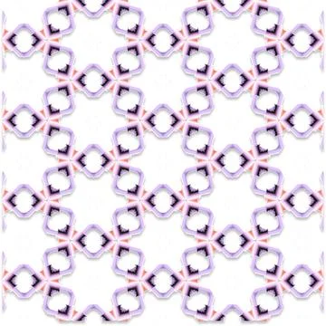 Decorative Seamless Vector Texture Geometric Kaleidoscopic Pattern for Wall.. Foto stock