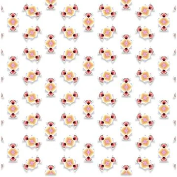 Decorative Seamless Vector Texture Geometric Kaleidoscopic Pattern for Wall.. Foto stock