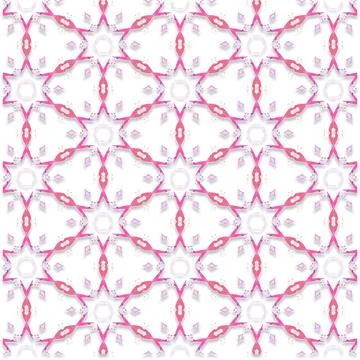 Decorative Seamless Vector Texture Geometric Kaleidoscopic Pattern for Wall.. Stock Photos