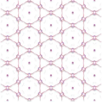 Decorative Seamless Vector Texture Geometric Kaleidoscopic Pattern for Wall.. Foto stock