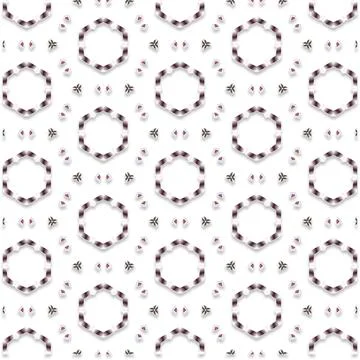 Decorative Seamless Vector Texture Geometric Kaleidoscopic Pattern for Wall.. Stock Photos