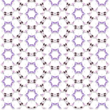 Decorative Seamless Vector Texture Geometric Kaleidoscopic Pattern for Wall.. Stock Photos