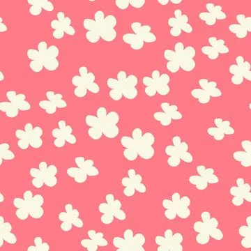 Decorative seamless vintage pattern in classic style with small flowers, dits Stock Illustration